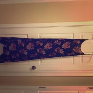 Beachy Black Floral Maxi Dress